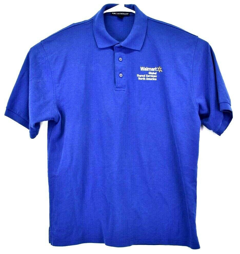 Port Authority Men's XL Polyester/Cotton Blend Walmart Employee Polo ...