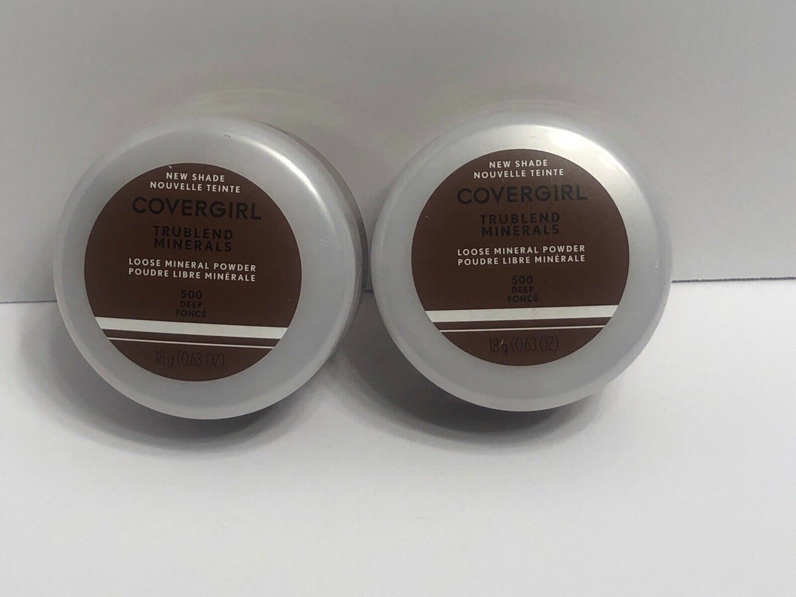 Primary image for 2 CoverGirl TruBlend Minerals Loose Mineral Powder # 500 DEEP FREE SHIPPING!!!
