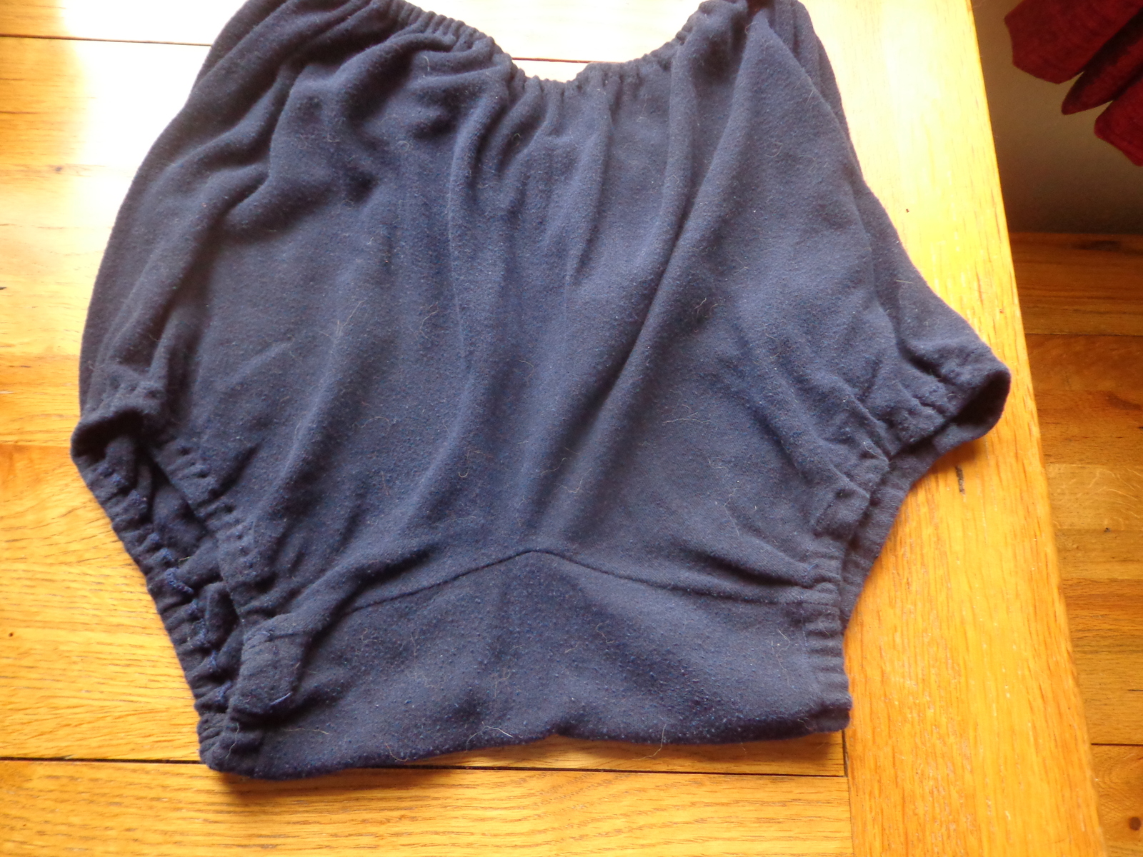 vintage navy blue cotton school knickers in a large size Uniforms