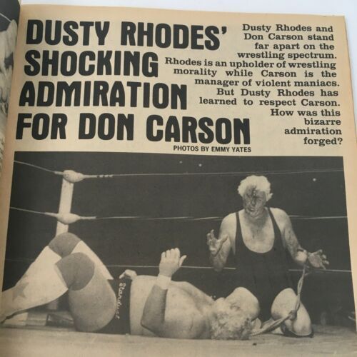 Sports Review Wrestling Magazine October 1981 Hulk Hogan vs Stan Hansen