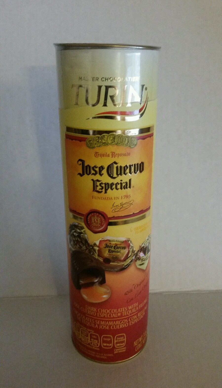 Turin Chocolates Filled with Tequila Jose Cuervo Especial, 7 Oz. Other