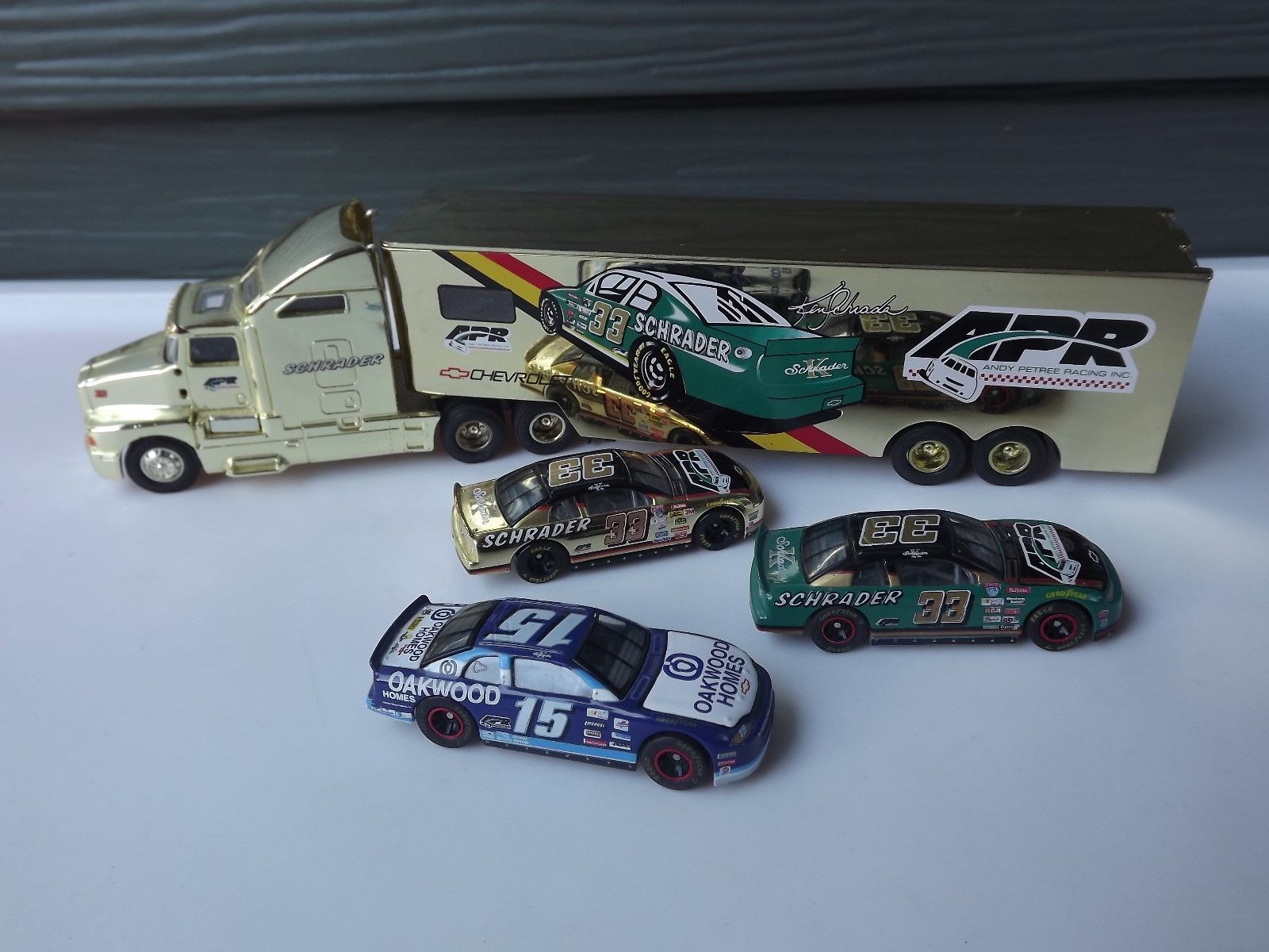 nascar semi truck toy