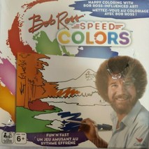 Bob Ross Speed Colors Party Board Game! Learn To Draw Easy Fun Way Race ... - $11.33