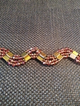 Handmade Pink Sequence Bracelet - $35.00