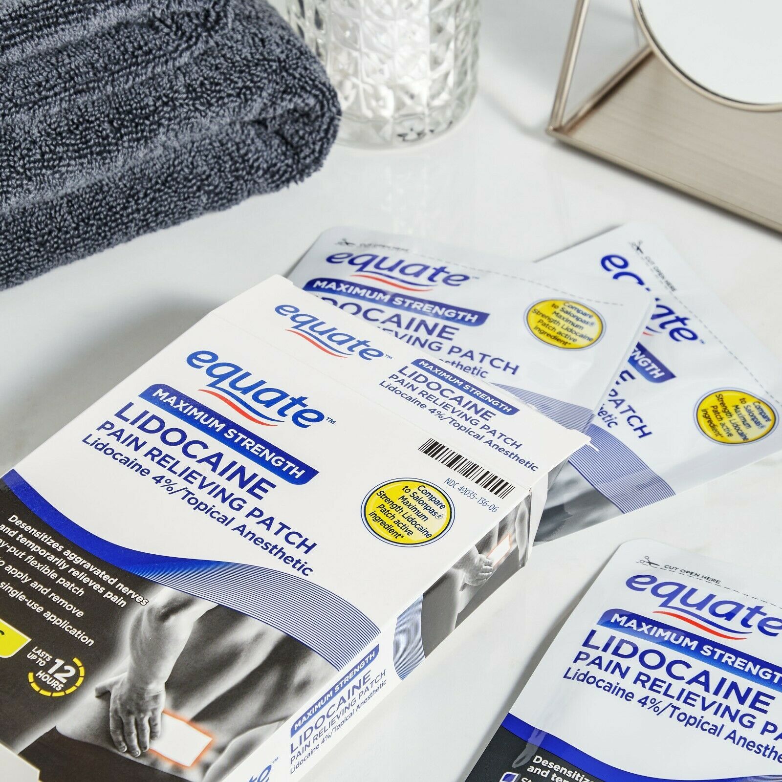 Equate Lidocaine Pain Relieving Patch 6 and similar items