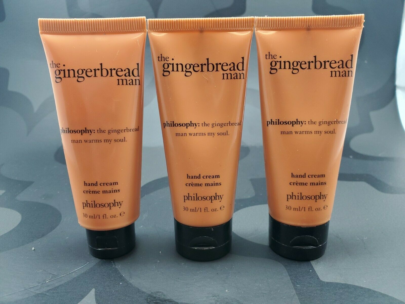 Lot of 3 Philosophy the gingerbread man HAND CREAM 1 oz Sealed - $25.72