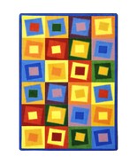 Off Balance 5&#39;4&quot; x 7&#39;8&quot; area rug in color Brights - $215.19
