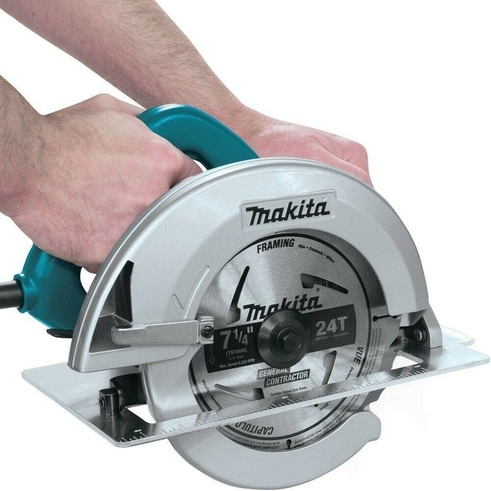 Makita Circular Saw 71/4 in. 15 Amp Depth Adjustment 24T Carbide Blade