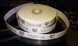 Vassar University Inspired Grosgrain Ribbon - $7.90