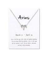12 Constellation Necklace Pisces Aquarius Aries Taurus Leo Capricorn Choker Birt - $19.13