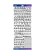 Sticko Alphabet Stickers-Black Script - $10.20