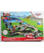 Disney Pixar Cars Rusteze Racing Center Toy Track Play Set Double Circui... - $47.42