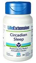 2 PACK Life Extension Circadian Sleep Melatonin Sleep Cycle 30 liquid cap image 2