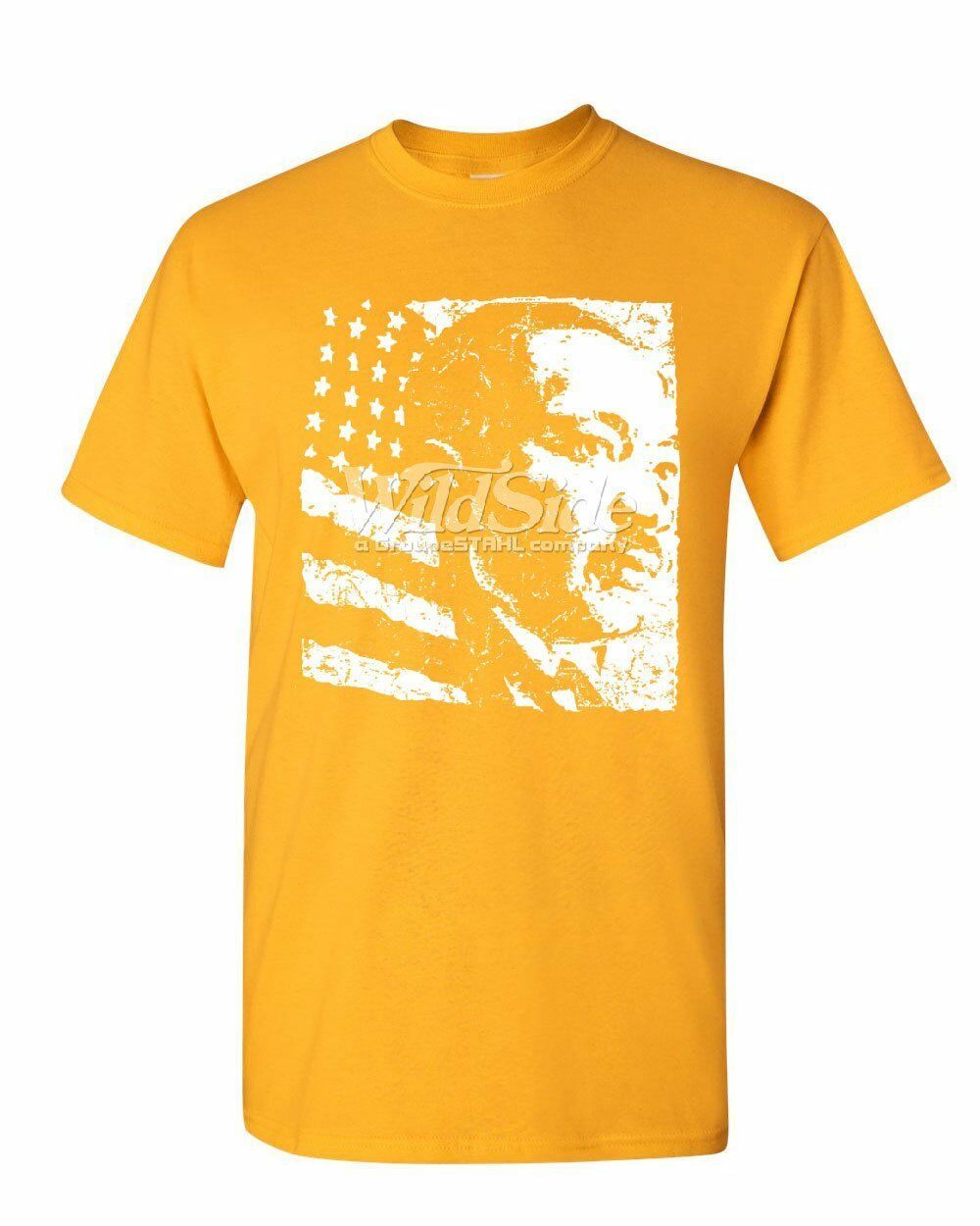 Dr. Martin Luther King Jr. T-Shirt US Hero Civil Rights Movement Mens ...