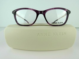 Anne Klein AK 5064 (505) Plum Horn 51-17 135 PETITE Eyeglass Frames - $45.56