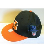 NFL Cincinnati Bengals Mens Adult 1 Size Snapback Ballcap Hat Bud light ... - $16.82