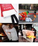 Emergency Fire Blanket Quick Release In Case For Home Office Car 1m² Safety - $20.07