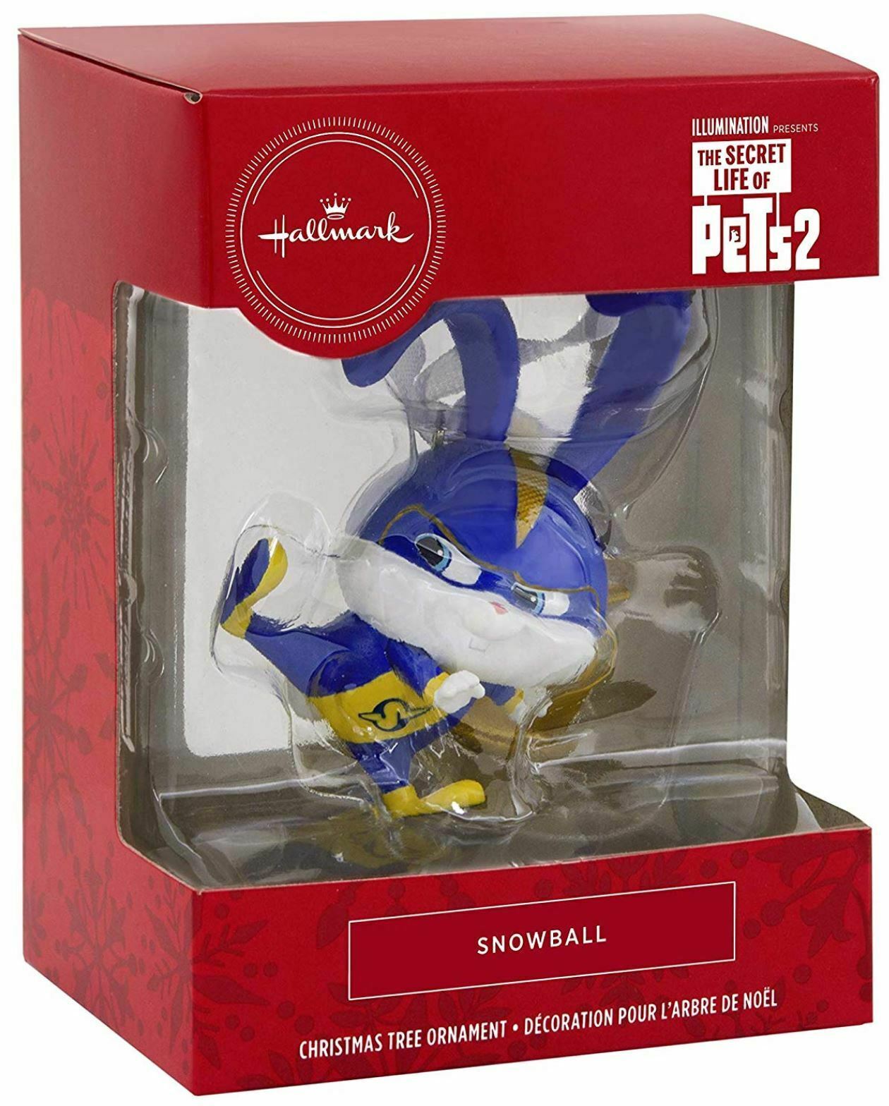 Hallmark Snowball Christmas Tree Ornament New Secret Life of Pets 2