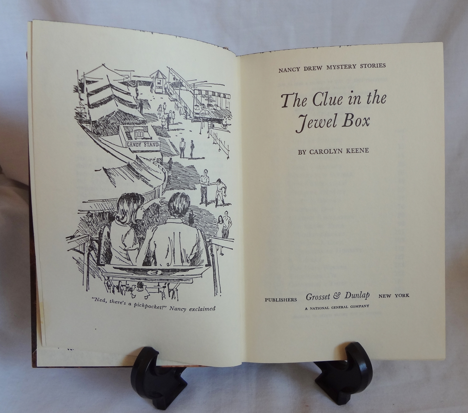 Nancy Drew The Clue In The Jewel Box Carolyn Keene 1972 Hardcover Book