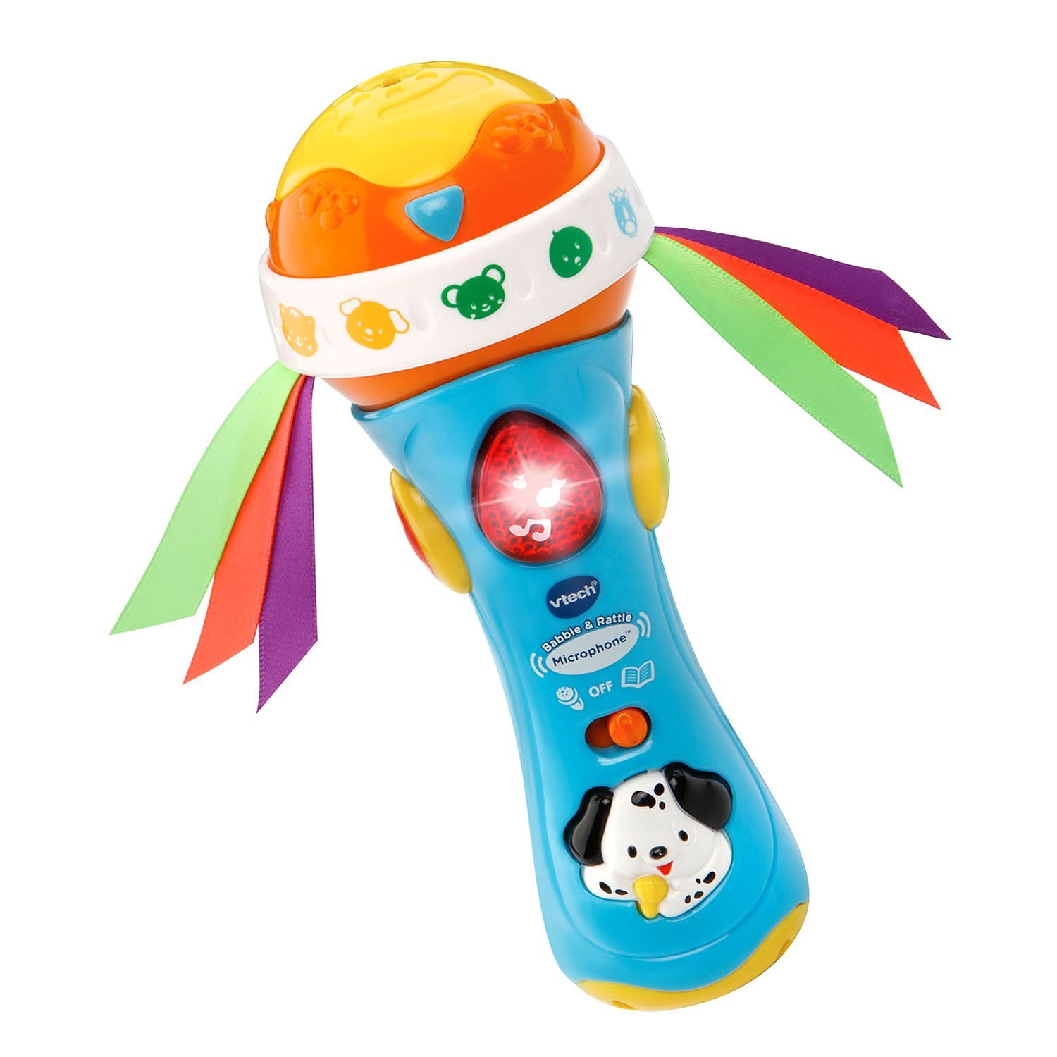 VTech Baby Babble and Rattle Microphone, Blue - $29.09