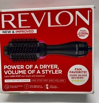 Revlon One-Step Hair Dryer And Volumizer Hot Air Brush, Black, Pink RVDR5222 - $19.78