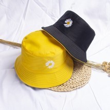 Spring Summer Women Bucket Hats screen  Cap Little Daisies Double-sided ... - $34.00