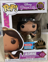 Funko Pop Disney Princess Jasmine with Pin #326 Funko Exclusive Convention Piece image 2