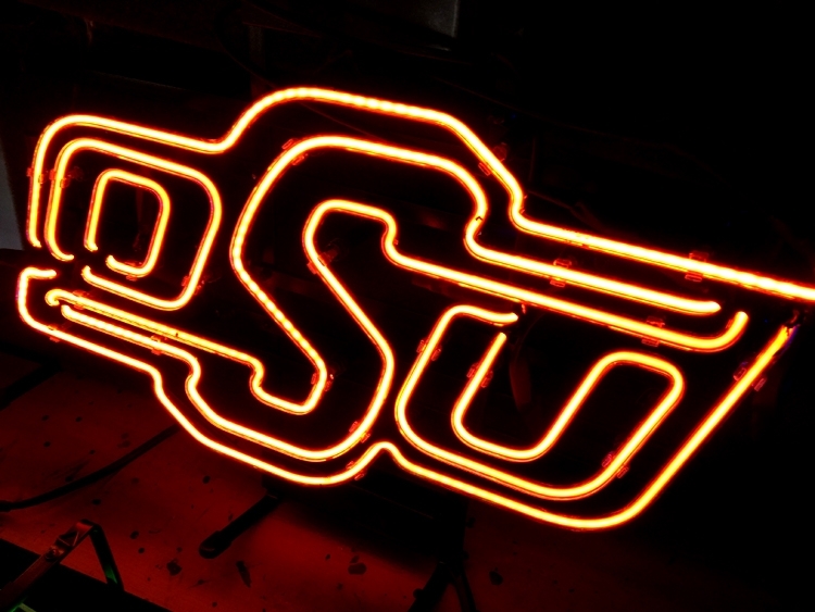 Ncaa Osu Oklahoma State University Basketball College Neon Light Sign 