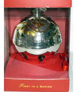 NIB LENOX 2008 MACY&#39;S Limited Edition Silver Sleigh Bell Christmas Ornament - $23.20