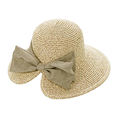 George Jimmy Outdoor Summer Sunscreen Hat Fashion Beach Hikiing Straw Sunhat-A7