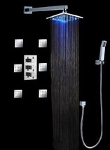 Cascada Luxury Bathroom Shower Set with Luxury 12" Water Power LED Shower Head ( - $722.65