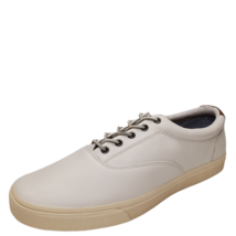 Sperry Mens Striper Plush Wave Lace-up Sneakers Leather White  9M - $83.98