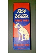 Vintage RCA Victor 12F5 GT Vacuum Radio Tube Nipper The Dog Graphics NOS - £20.77 GBP