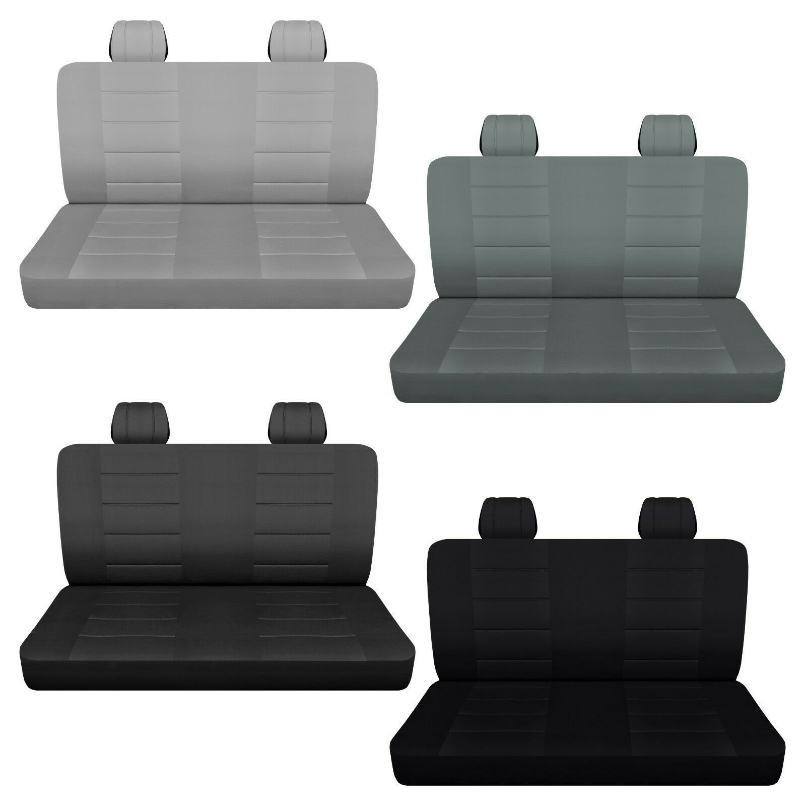 Truck Seat covers Fits Dodge Dakota 90-96 Front Bench with Separate Headrests