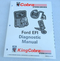 1995 OMC King Cobra Outboard Marine Ford EFI Diagnostic Manual P/N 503171 - $4.95