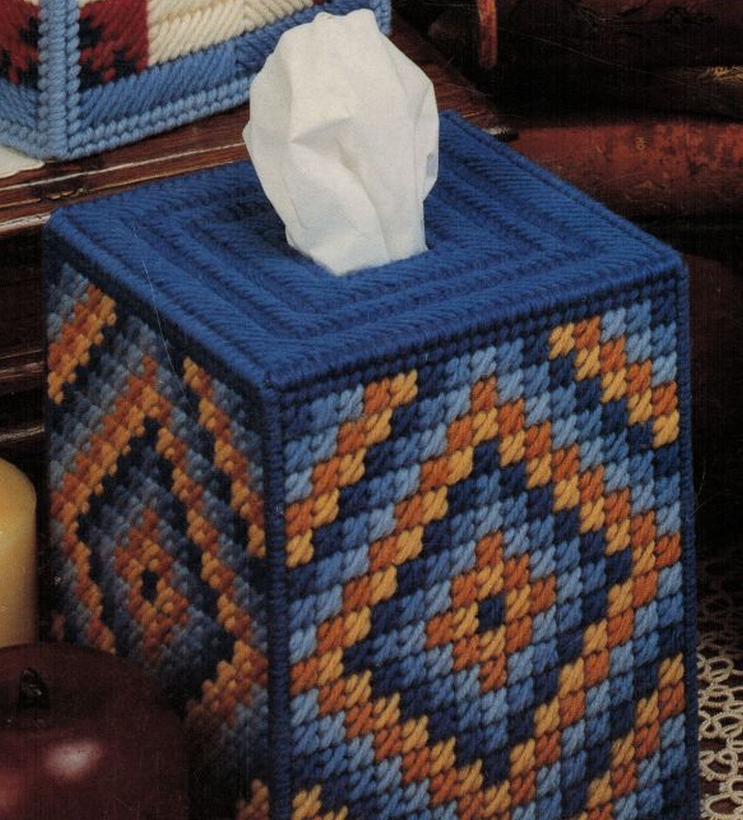 8 Plastic Canvas Patchwork Quilt Tissue And 50 Similar Items