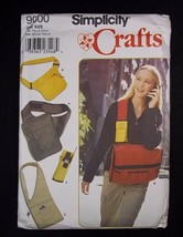 Simplicity pattern 9000 Shoulder bags & cell phone holder - $5.23