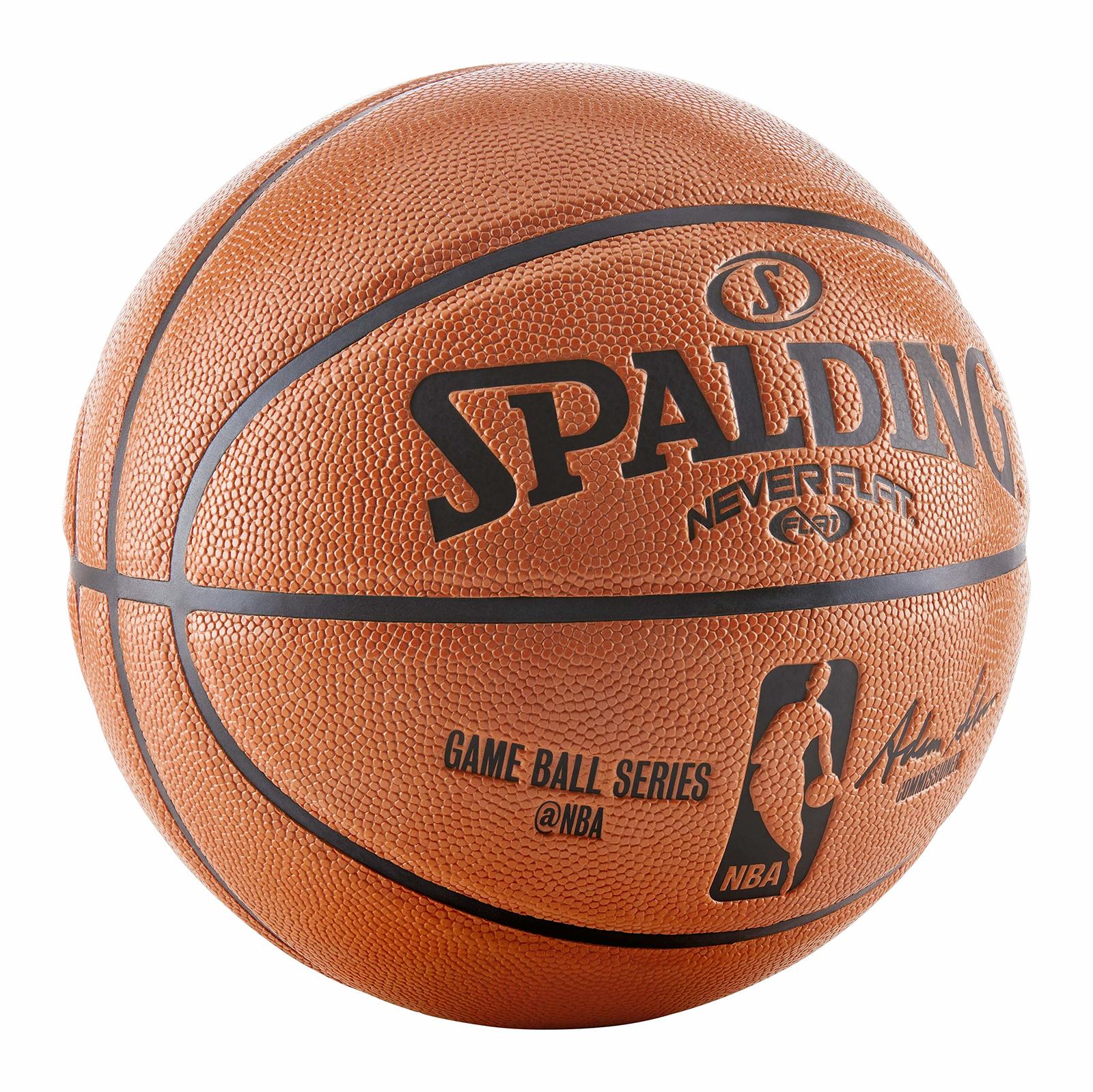 Spalding NBA Never Flat Replica Game Ball Official Size 7 (29.5 ...