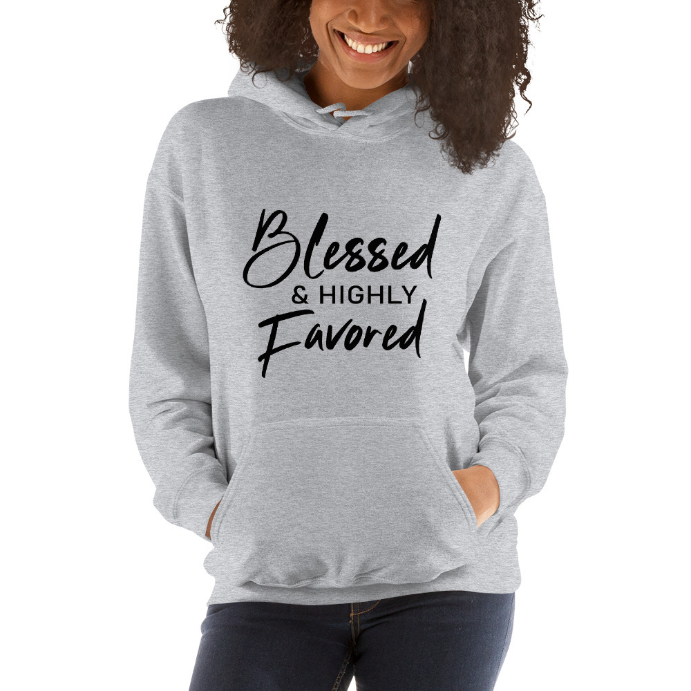 blessed black and highly favored shirt