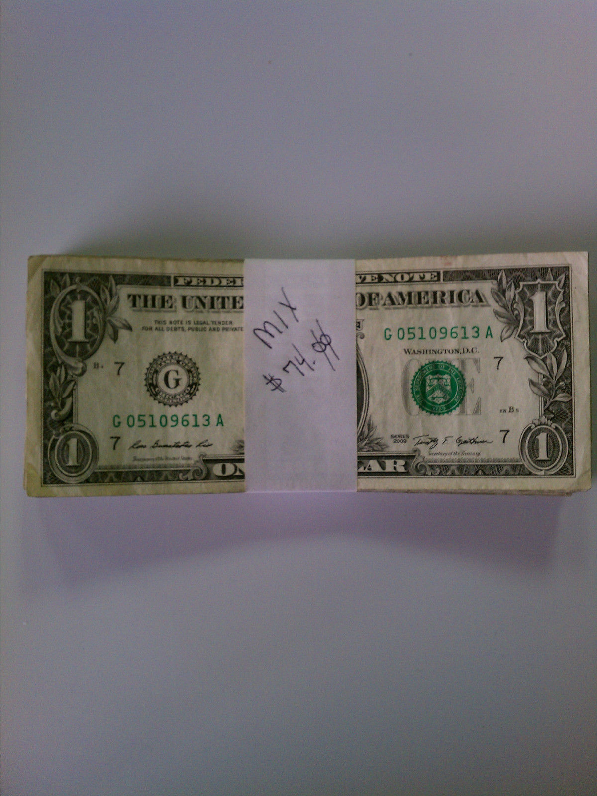 4000 New SelfSealing Currency Bands 5000 Denomination Straps Money Fifty Bill & Cash