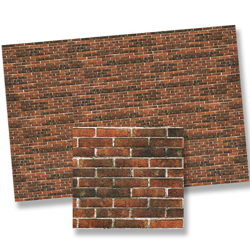 Dollhouse 124 Antique Brick Wall Material Sheet 24978 World Model Miniatures Home Décor