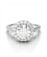 0.40 Ct Round Cut Diamond Wedding Engagement Ring 14k White Gold Finish 925 - $87.99