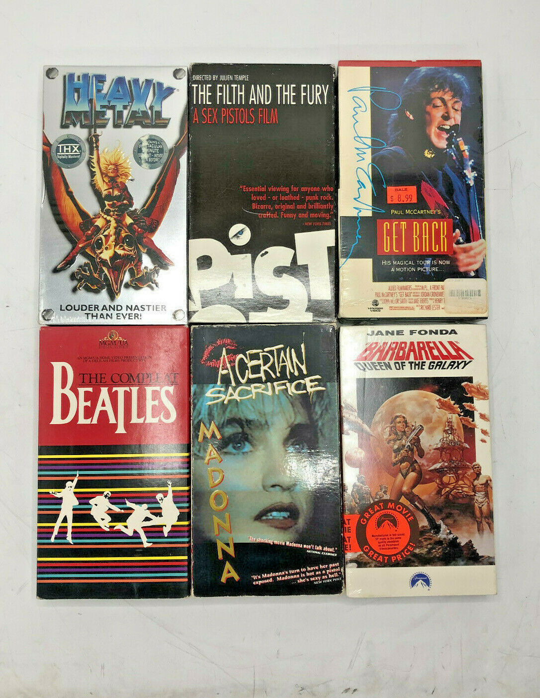 RARE VHS Tapes - Cult - Music - Heavy Metal and 50 similar items