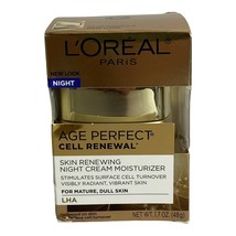 Loreal Paris Age Perfect Cell Renewal Night Cream-1.7oz-Mature, Dull Skin - $15.47