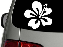 Tropical Flower Vinyl Decal Car Wall Window Sticker Choose Size Color - $2.65+