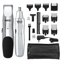Wahl Groomsman Rechargeable Beard Trimming kit for Mustaches, Nose Hair, and - $41.95