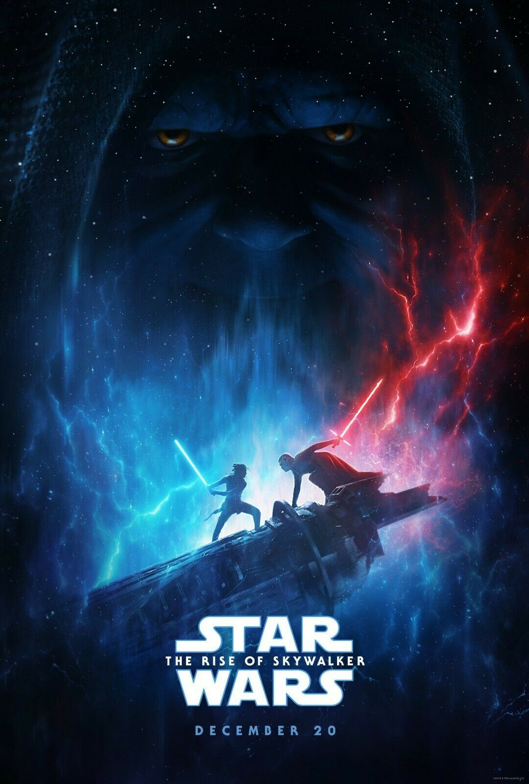 Star Wars The Rise Of Skywalker Poster Episode IX Movie Art Print 24x36 27x40