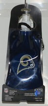 NFL Licensed Los Angeles Rams Reusable Foldable Water Bottle image 1