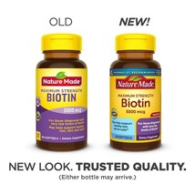 Nature Made Maximum Strength Biotin 5000 mcg Softgels 120 Ct Healthy Hair Skin.. - $29.69