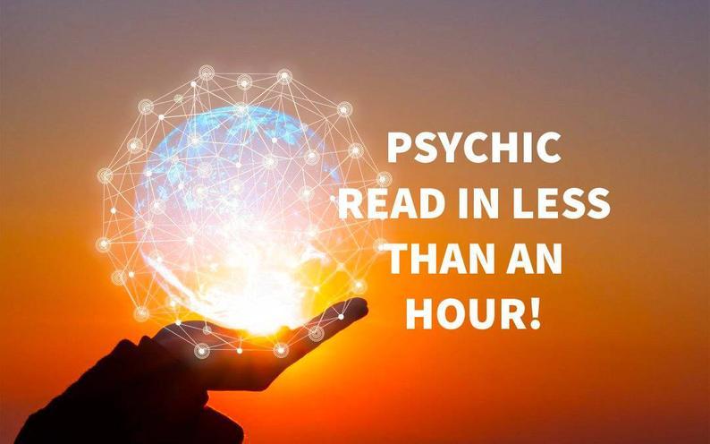 FAST SAME DAY Psychic Reading in One 1 hour Brutally Honest Non-Resonating Love